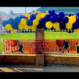 Basketball Birthday Banner